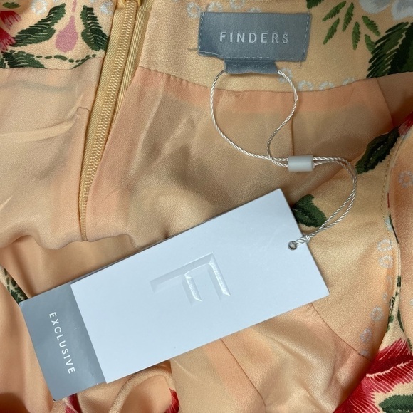 Finders Keepers Arcadia Glow Floral Print Backless Mini Dress XL - Picture 15 of 16